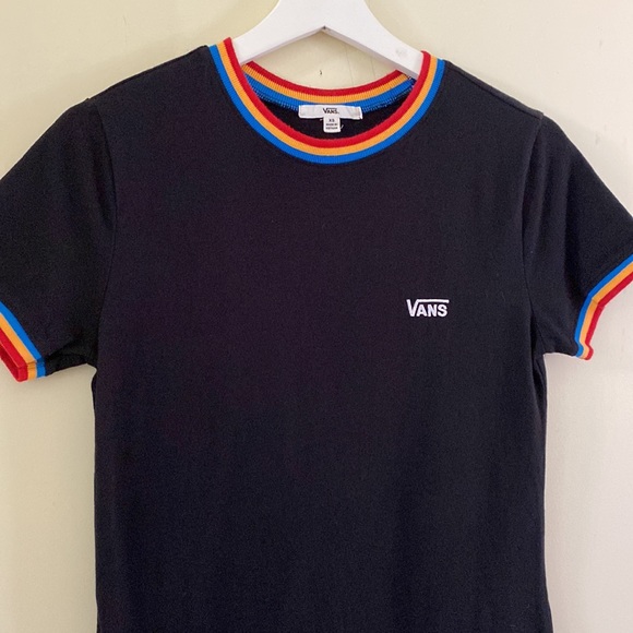 Vans Rainbow Skater T Shirt Dress Size XS - Picture 3 of 10